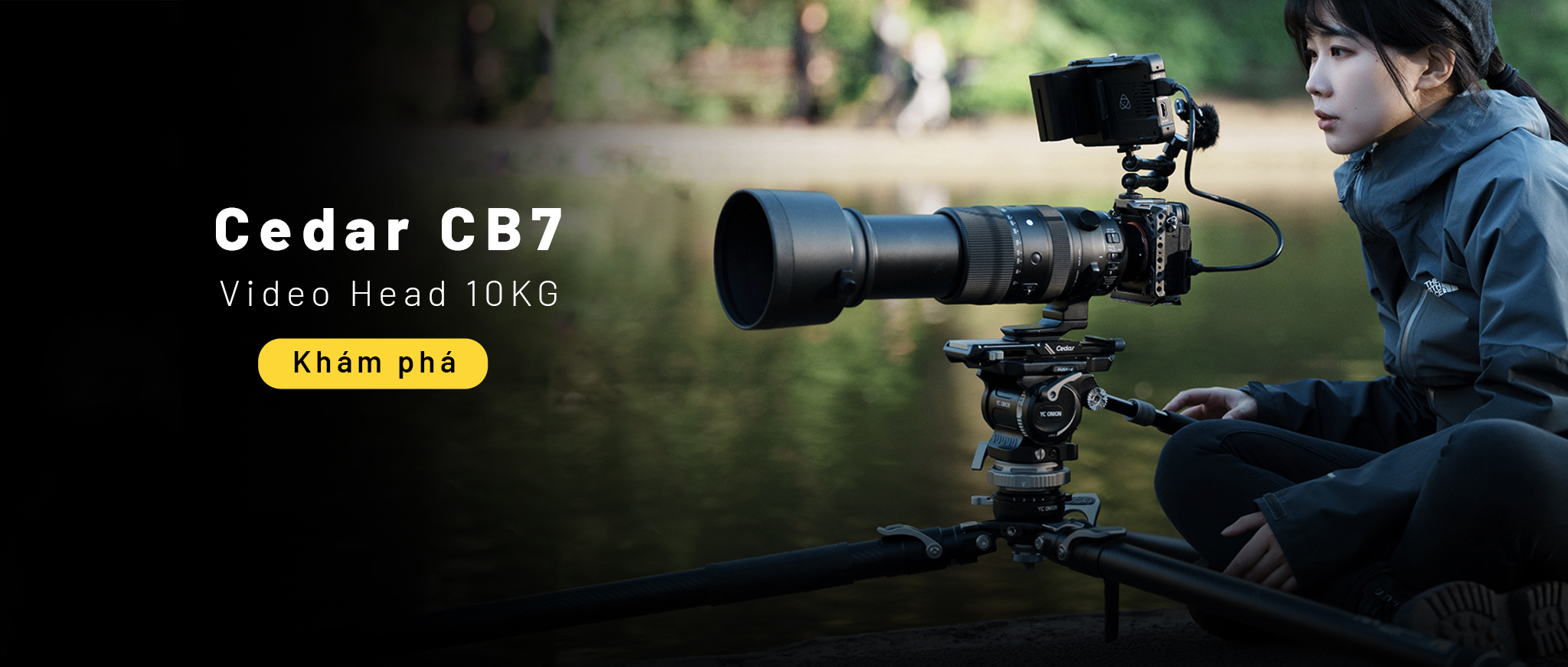 Mua bán Video Tripod quay phim đầu dầu Fluid Head chuyên nghiệp