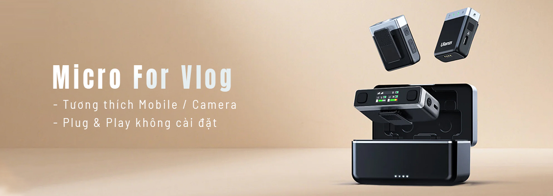 Micro cho điện thoại hỗ trợ Daily Vlog dễ dàng hơn bao giờ hết