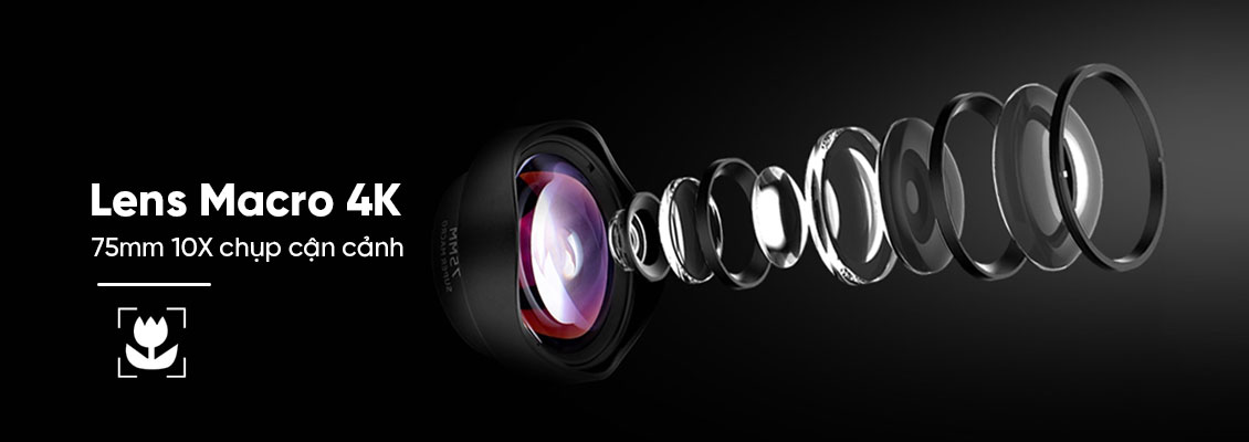 Lens ulanzi 75mm macro chuyên chụp cận cảnh giá rẻ chính hãng HCM