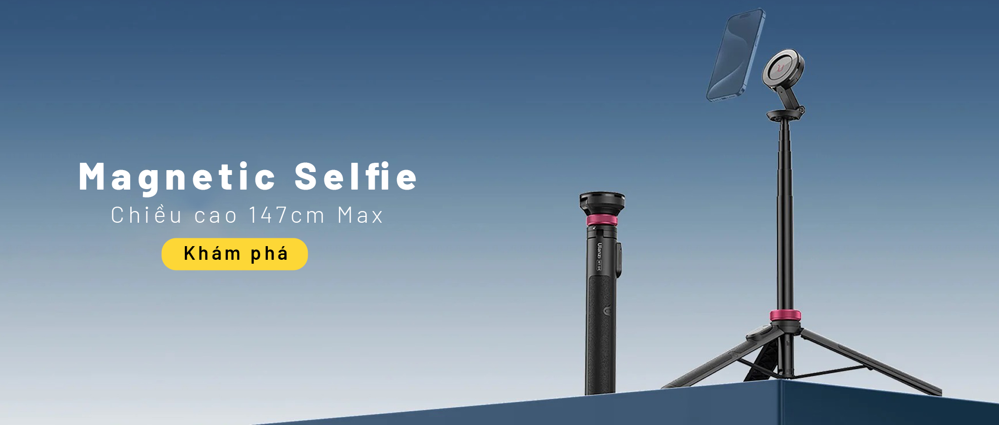 Gắn đèn trên Tripod